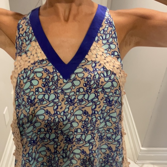 Central Park West racer back printed top - Picture 7 of 13